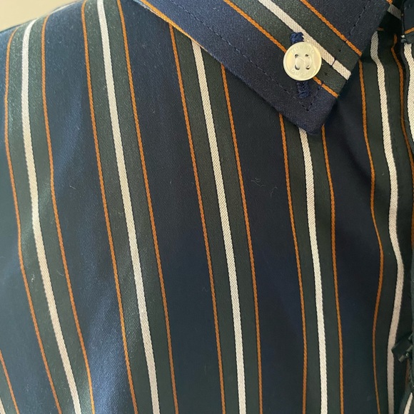 MURANO LIQUID LUXURY MENS button up size XL. BRAND NEW NEVER BEEN WORN WITH TAG - Picture 8 of 9